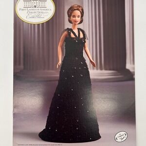Edith Wilson Barbie Crochet Pattern – First Ladies of America Collection